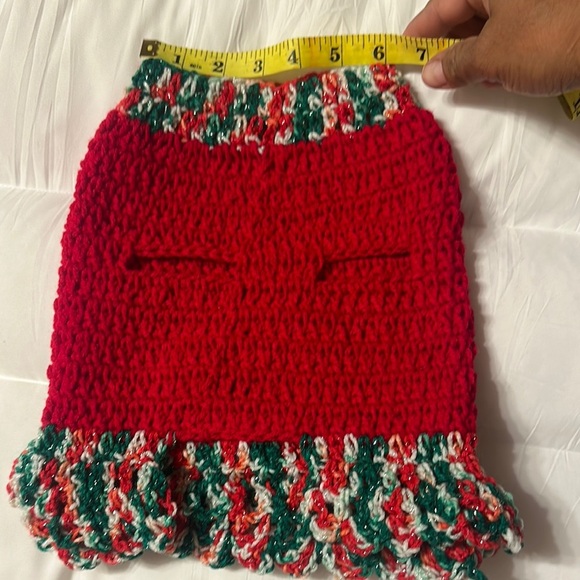 Hand crafted pets Crochet dress - Picture 5 of 6